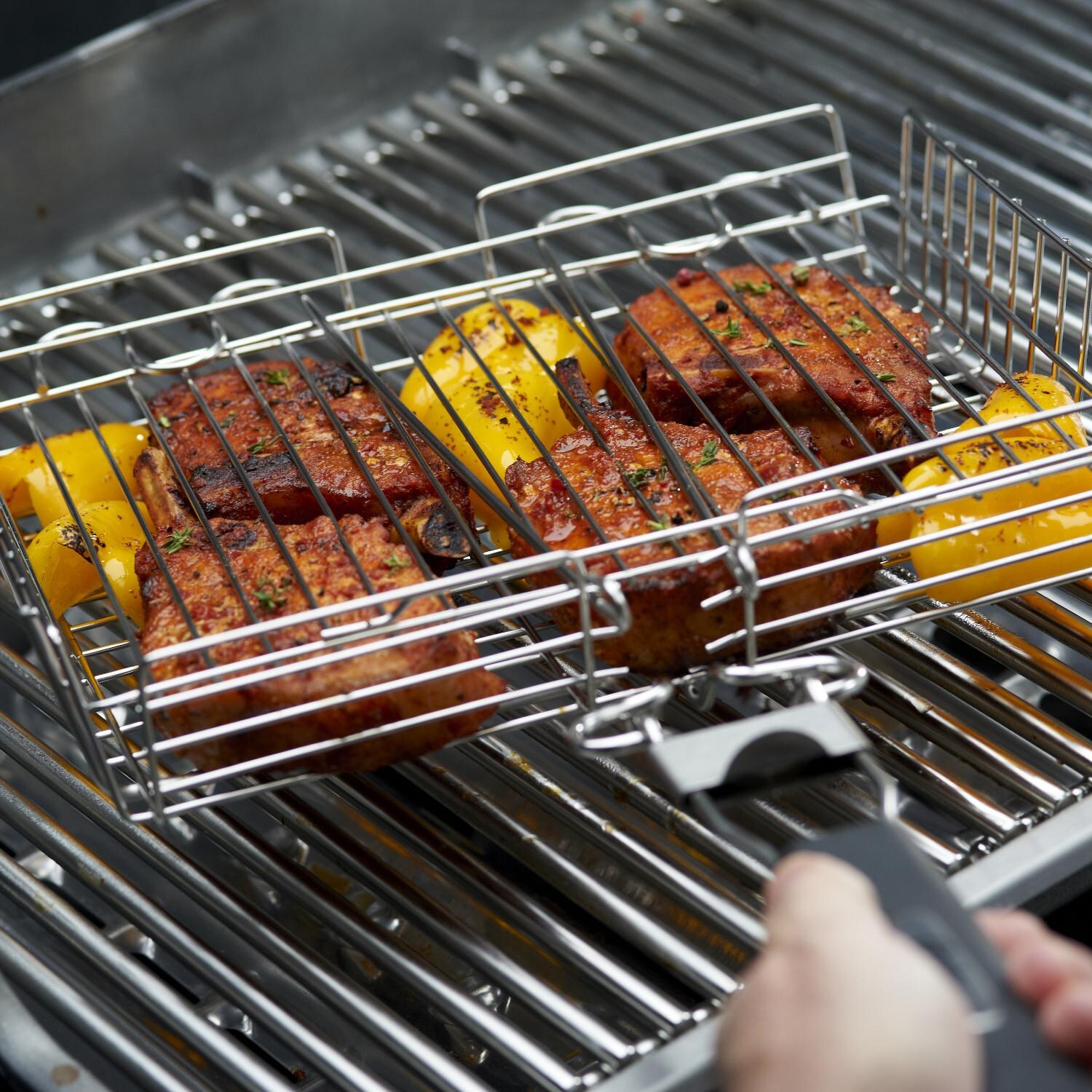 Broil King 10 X 12-Inch Square Stainless Steel Grill Basket With Detachable Handle - Mycitystee