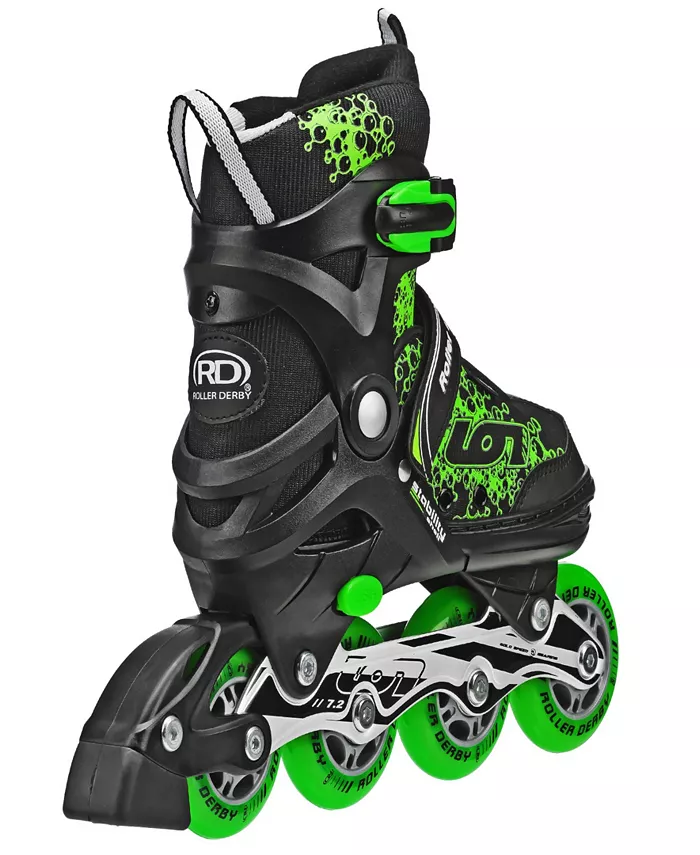 Roller Derby Skate Corp Ion 7.2 Boy's Adjustable Inline Rollerblade - Mycitystee