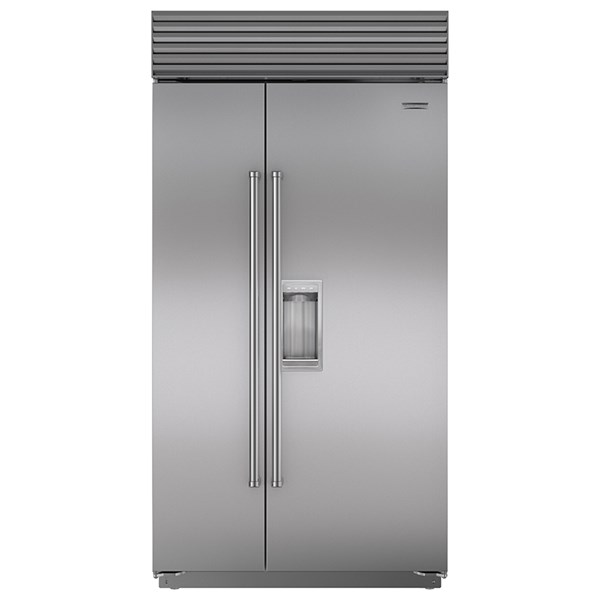 23.9 cu ft Side-by-Side Stainless Refrigerator - Mycitystee