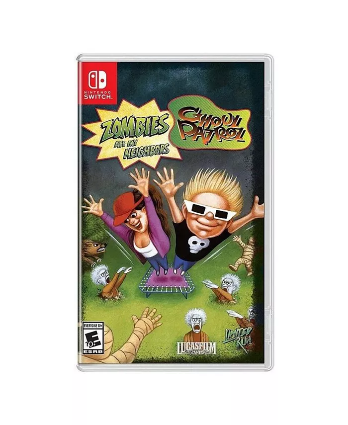 Limited Run Games NSW - ZOMBIES ATE MY NEIGHBORS + GHOUL PATROL (LRG) - Mycitystee