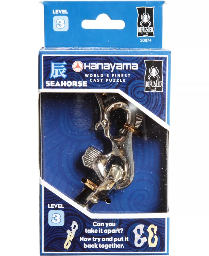 BePuzzled Hanayama Level 3 Cast Puzzle - Seahorse - Mycitystee