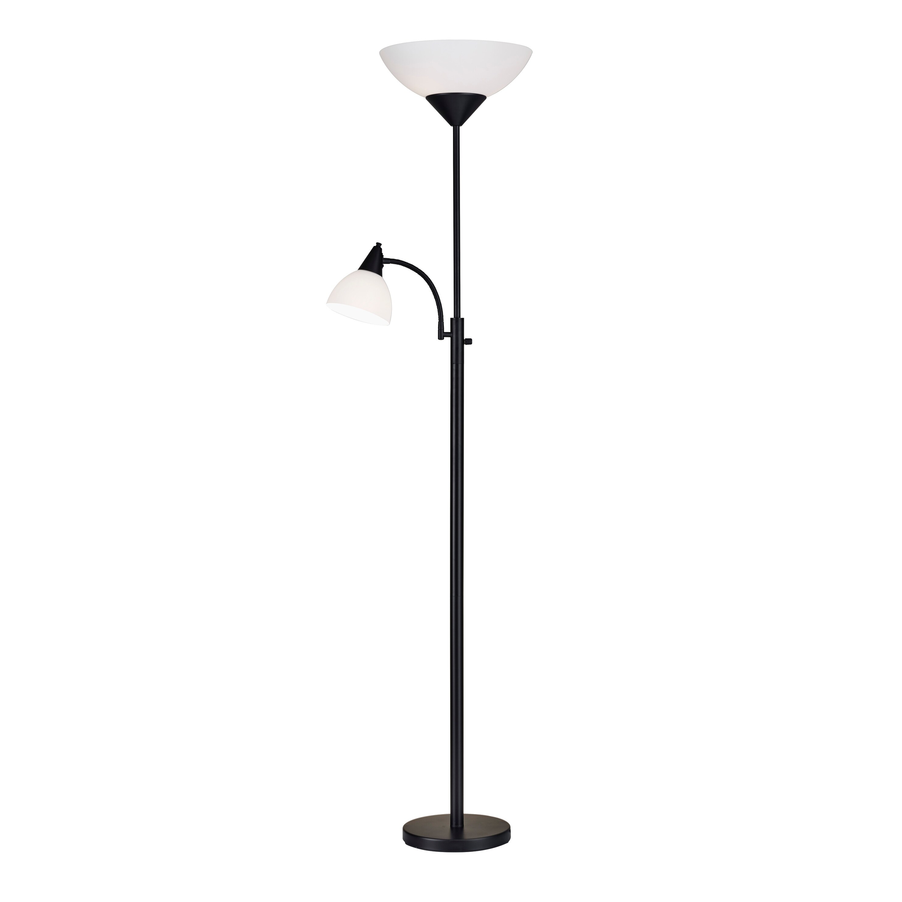 Adesso Piedmont 71-inch Torchiere with Adjustable Reading Lamp - Mycitystee