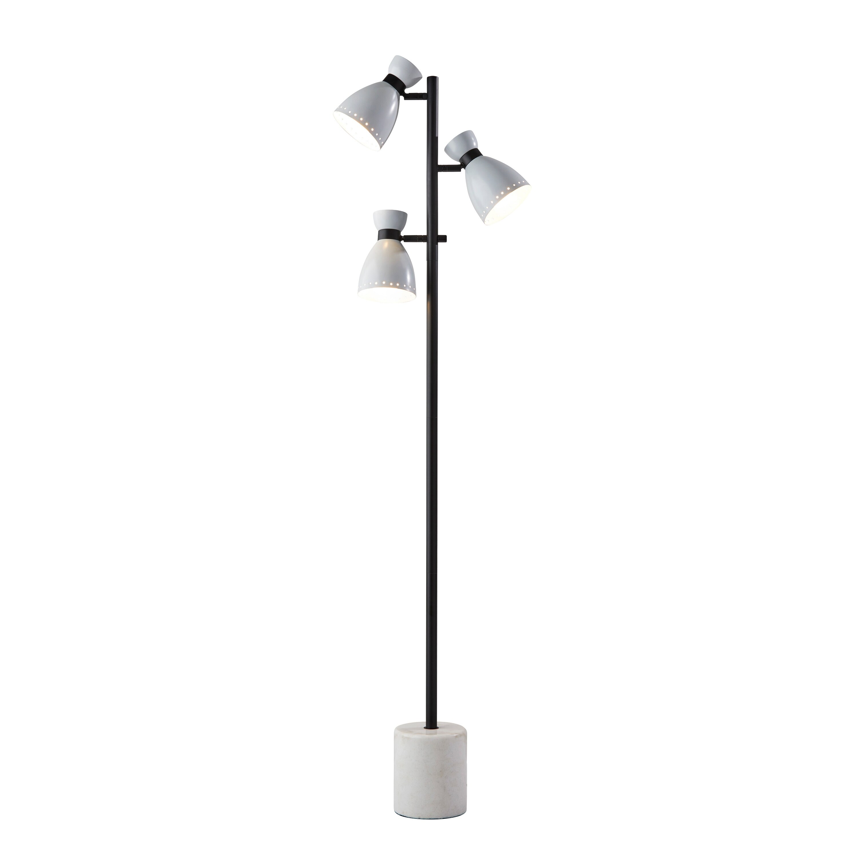 Adesso Sadie Black and White Tree Lamp - Mycitystee