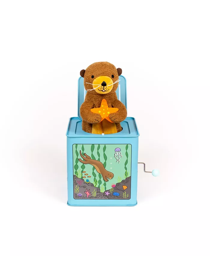Jack Rabbit Creations Jack in the Box Toy for Kids with Plush Otter - Mycitystee
