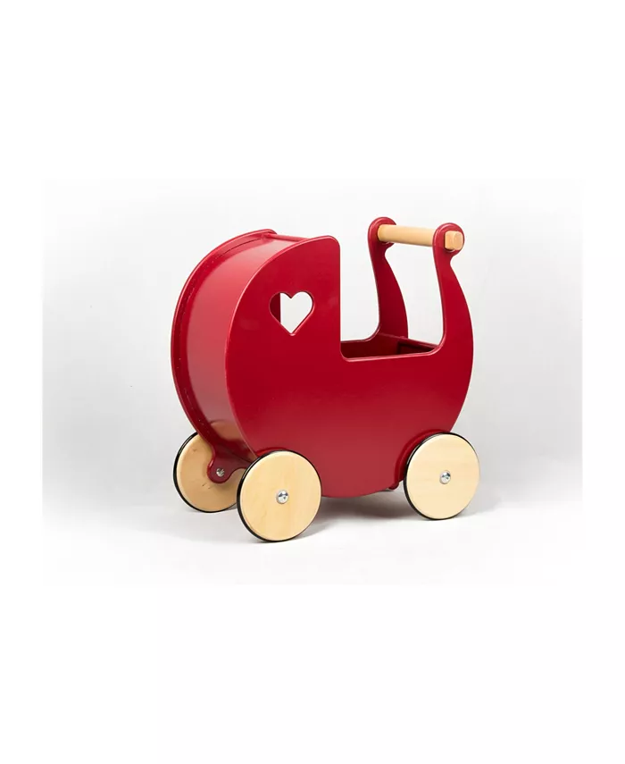 Redbox Moover Toys Baby Doll Wooden Pram - Mycitystee