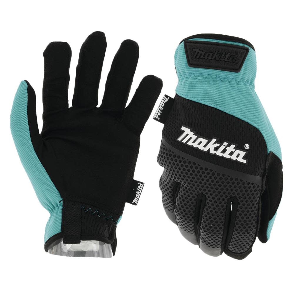 Makita Utility Work Gloves Open Cuff Flexible Protection Large T-04167 from Makita - Mycitystee