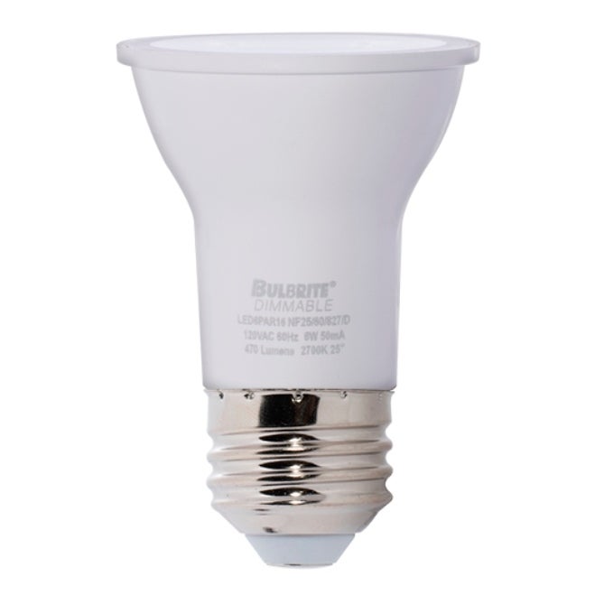 Bulbrite Single 6 Watt Dimmable Narrow Flood PAR16 Medium (E26) LED Bulb - Mycitystee