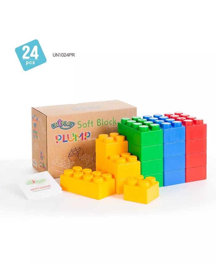 UNiPLAY  8 Large and 16 Small Plump Series 24 Piece Set - Mycitystee