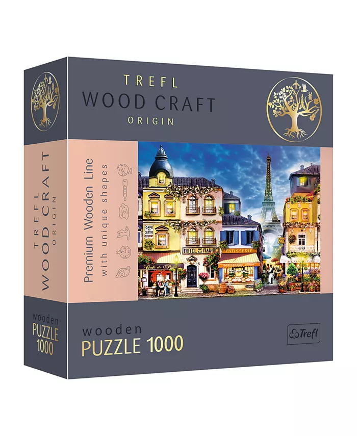 Trefl Wood Craft 1000 Piece Wooden Puzzle - French Alley - Mycitystee
