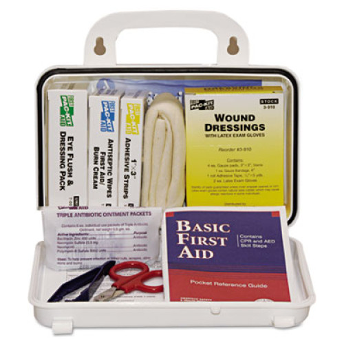 Pac-Kit ANSI Plus #10 Weatherproof First Aid Kit， 76-Pieces， Plastic Case (6410) - Mycitystee