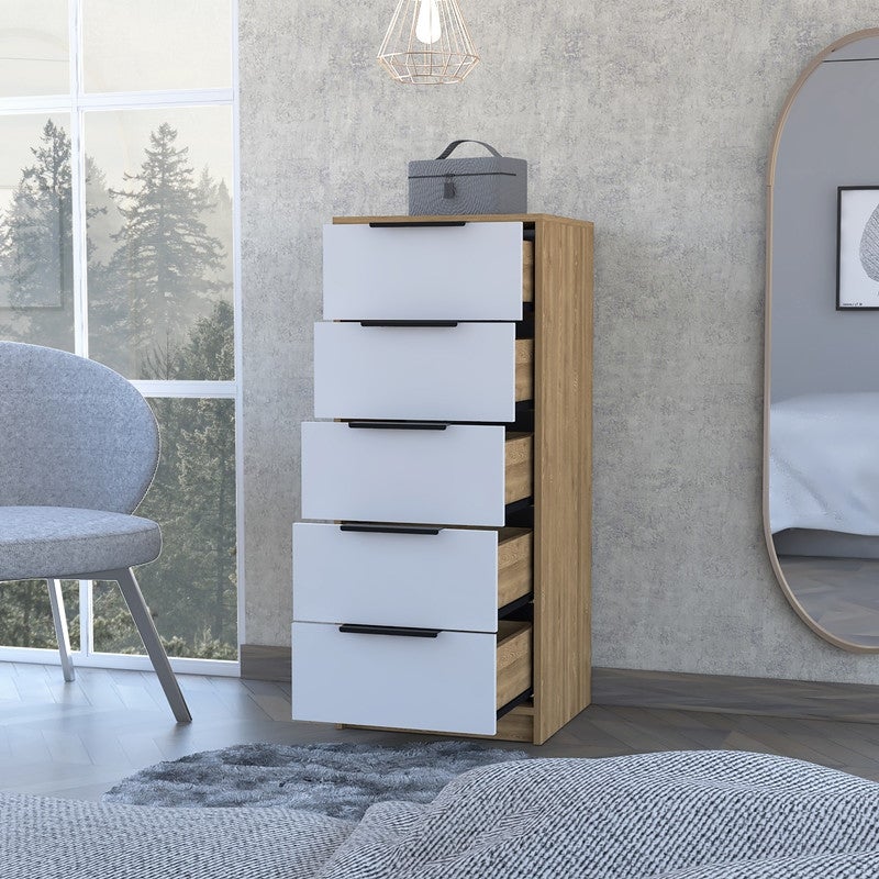 MDF 5-Drawer Rectangle Chest for Bedroom - - 37430786 - Mycitystee