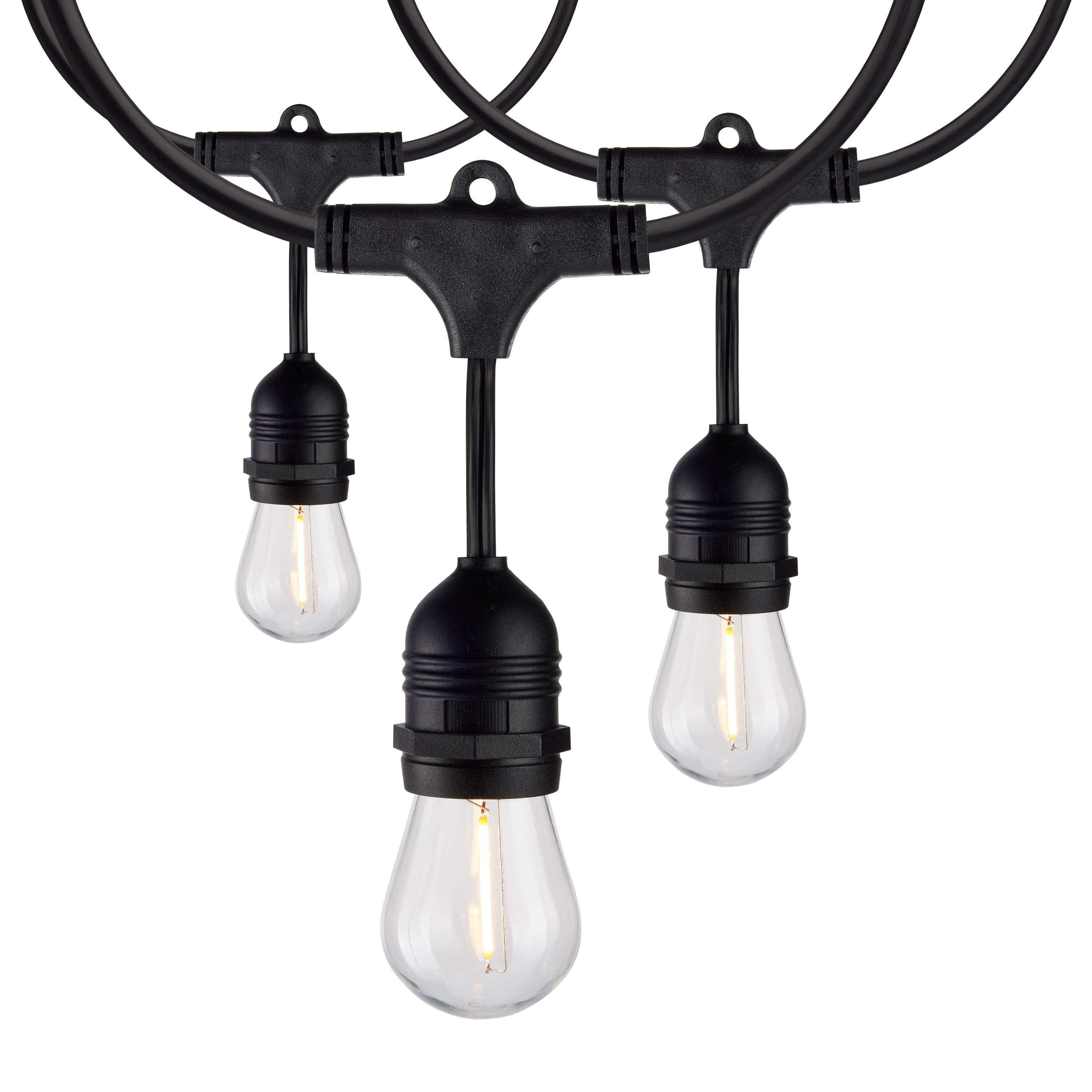 60Ft Commercial LED String Light Includes 24-S14 bulbs 2000K120 Volts Shopping - The Best Deals on String Lights | 40122949 - Mycitystee