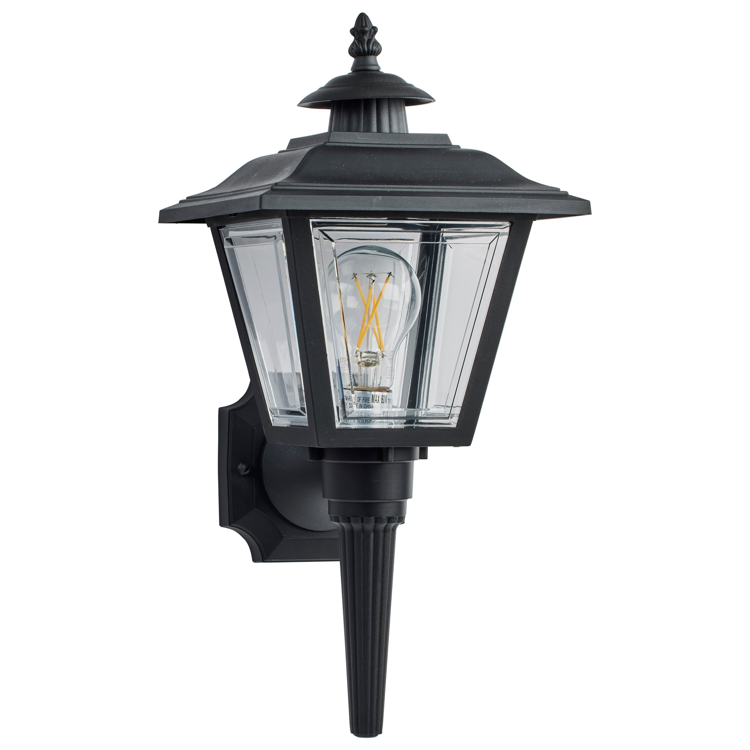 1-Light Poly 17 In. Coach Lantern Shopping - The Best Deals on Outdoor Wall Lanterns | 33548814 - Mycitystee