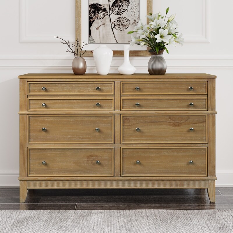 Solid Wood Hazel 6 Drawers Dresser - - 37196897 - Mycitystee