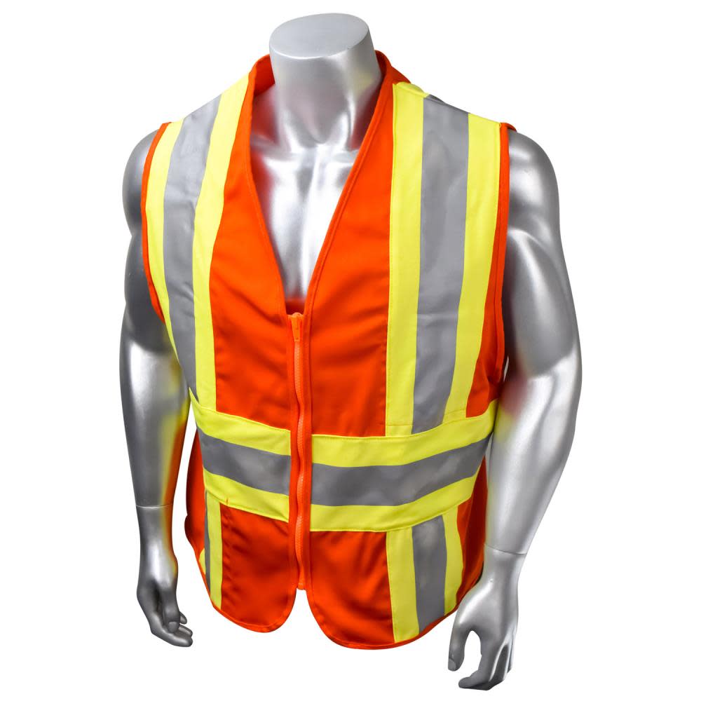Radians Safety Vest Fire-Resistant Volcore™ Custom Type O Class 1 Vest， Orange， Medium - Mycitystee