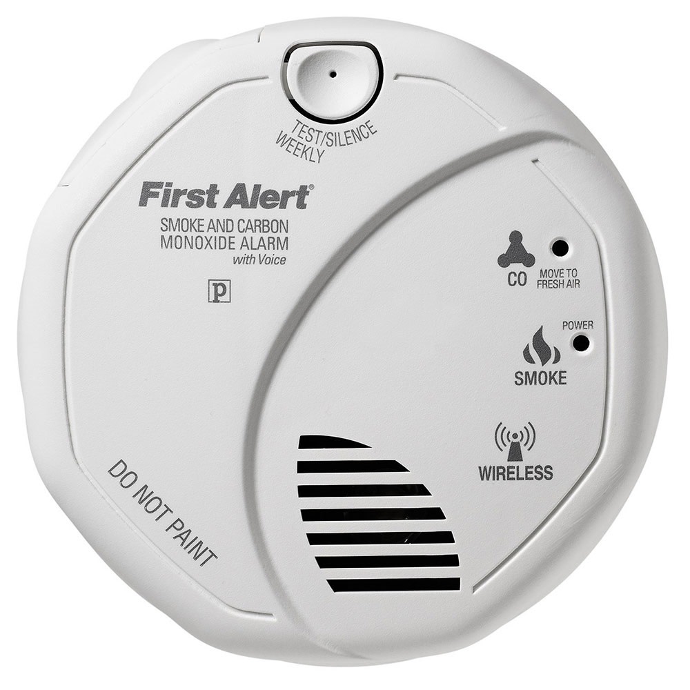 Wireless Interconnect Talking Battery Operated Smoke and Carbon Monoxide Alarm - Mycitystee