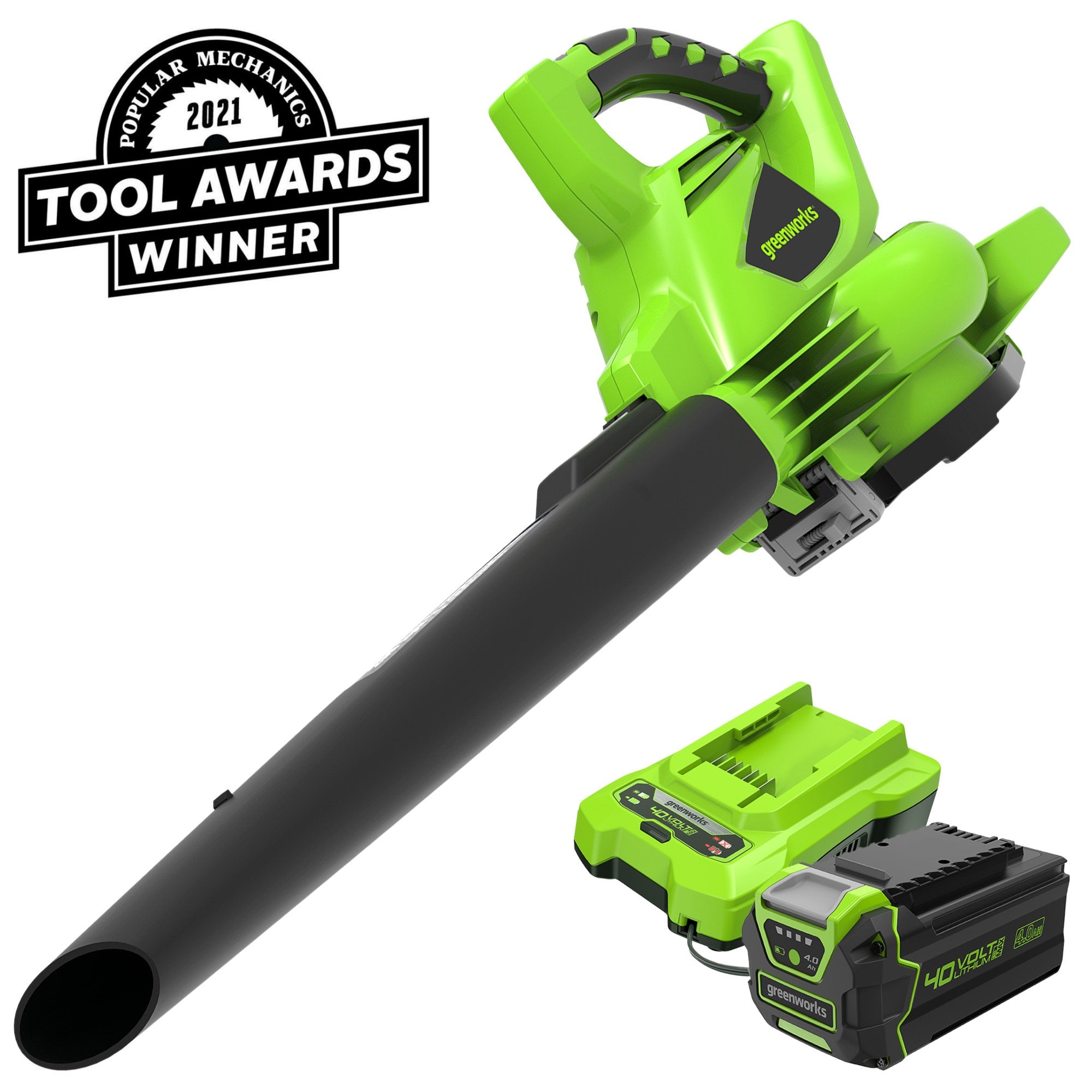40V Cordless Leaf Blower/ Vacuum  Battery | Greenworks Tools - Mycitystee
