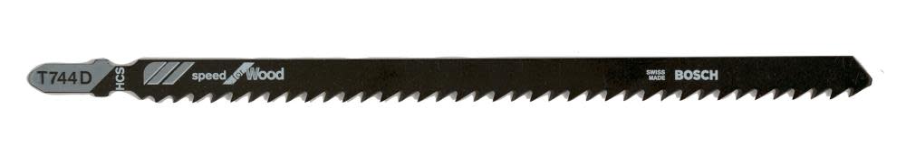 Bosch 3 pc. 7 In. 7 TPI Speed for Wood T-Shank Jig Saw Blades T744D3 from Bosch - Mycitystee