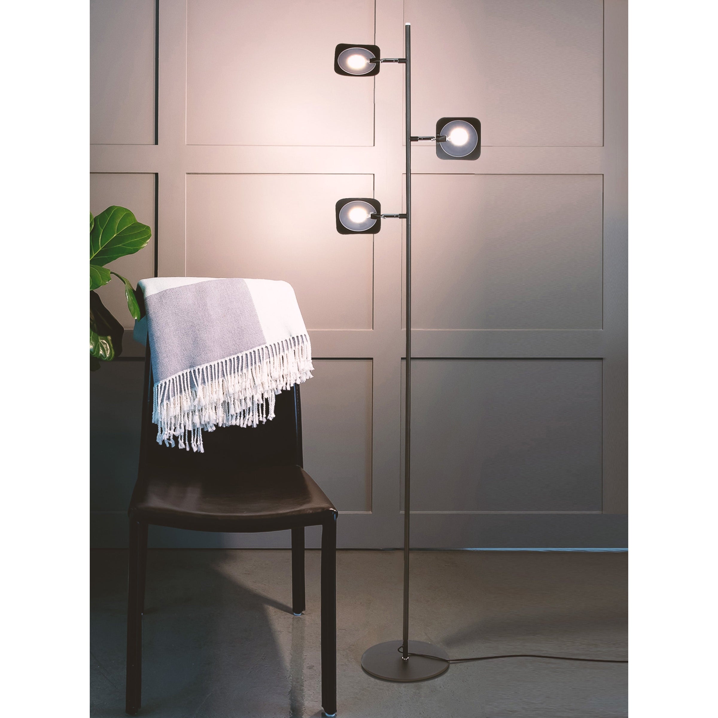 Brightech Tree LED Floor Lamp - Black - Mycitystee
