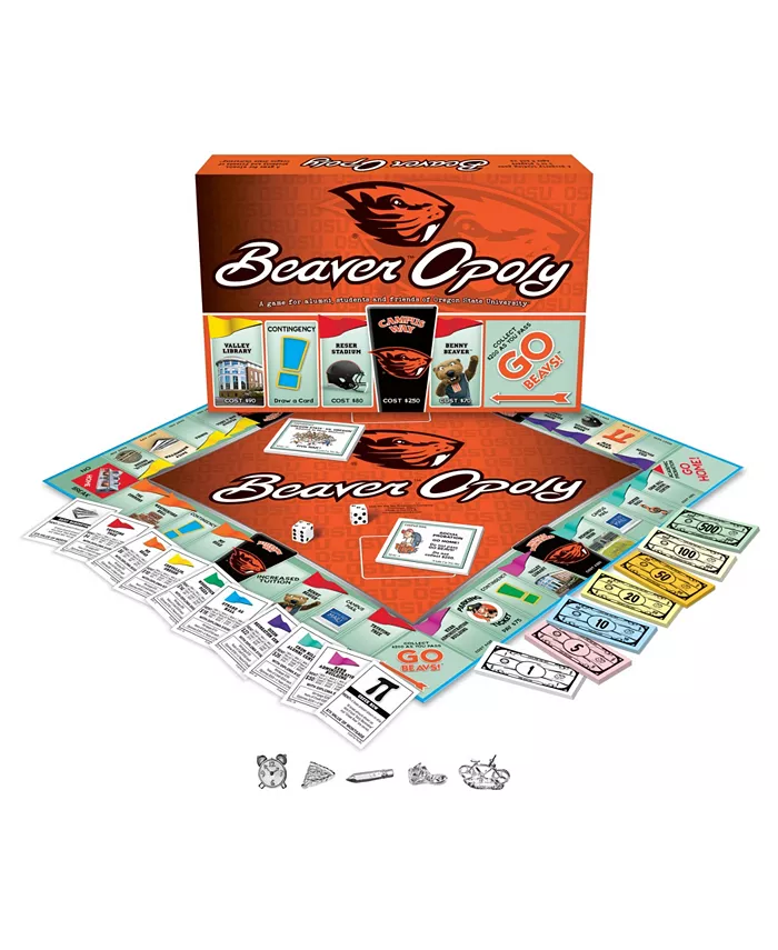 Late for the Sky Beaveropoly Board Game - Mycitystee