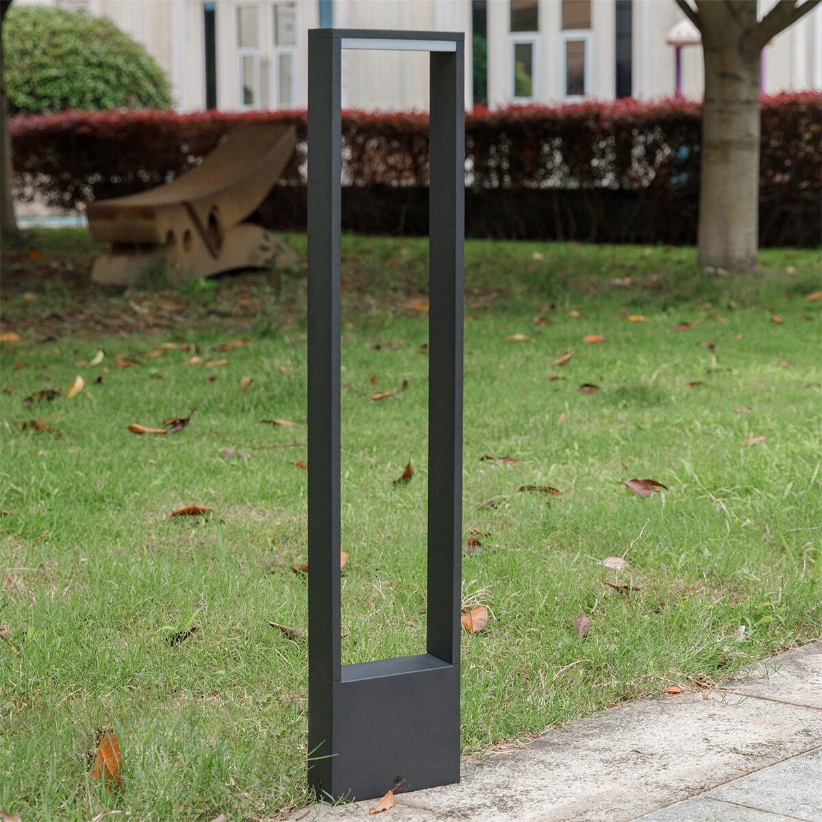 Outdoor Bollard Lamp/Path Light Integrated LED Metal Pathway Light - Mycitystee