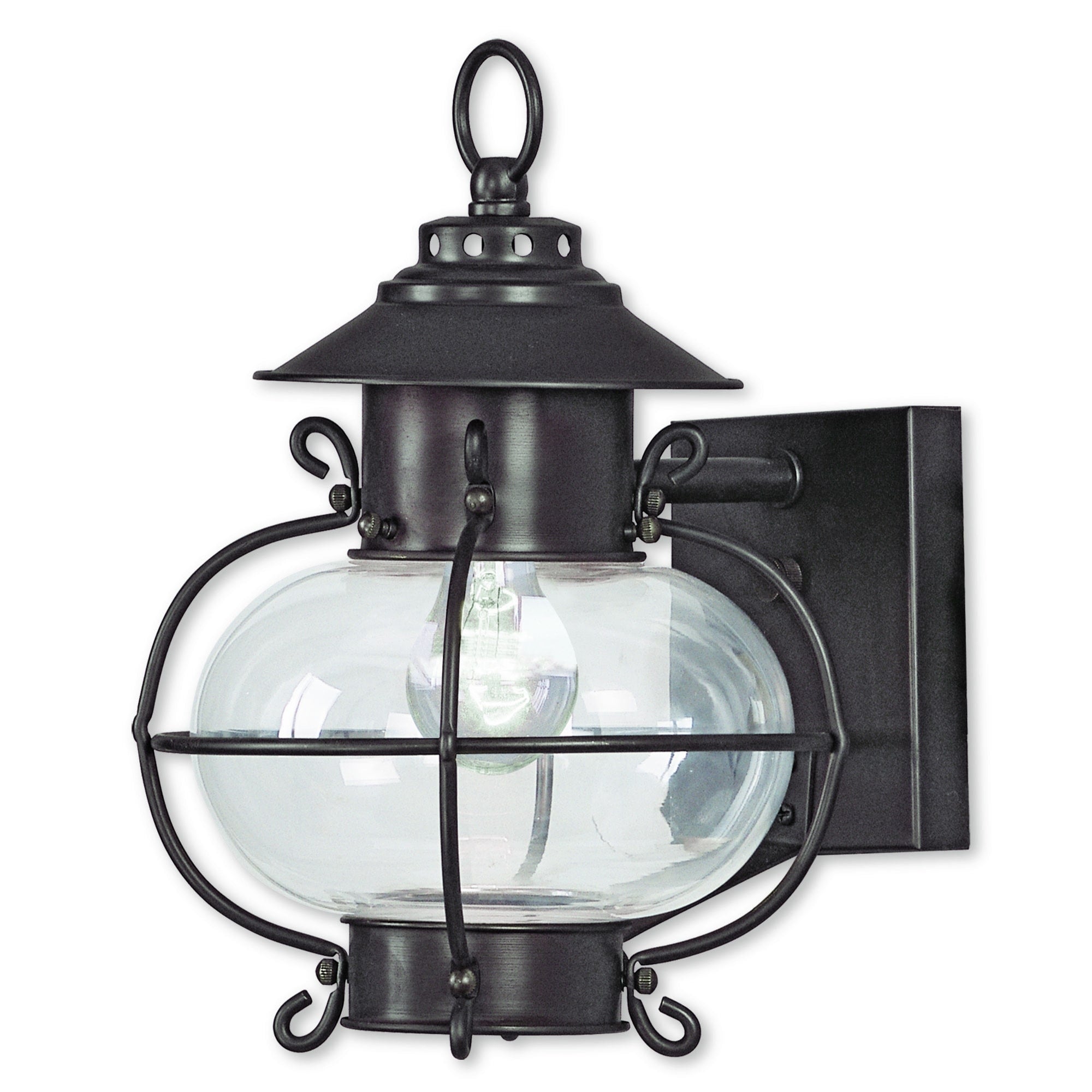 Livex Lighting Harbor Bronze Brass 1-light Outdoor Wall Lantern Shopping - The Best Deals on Outdoor Wall Lanterns | 18909409 - Mycitystee