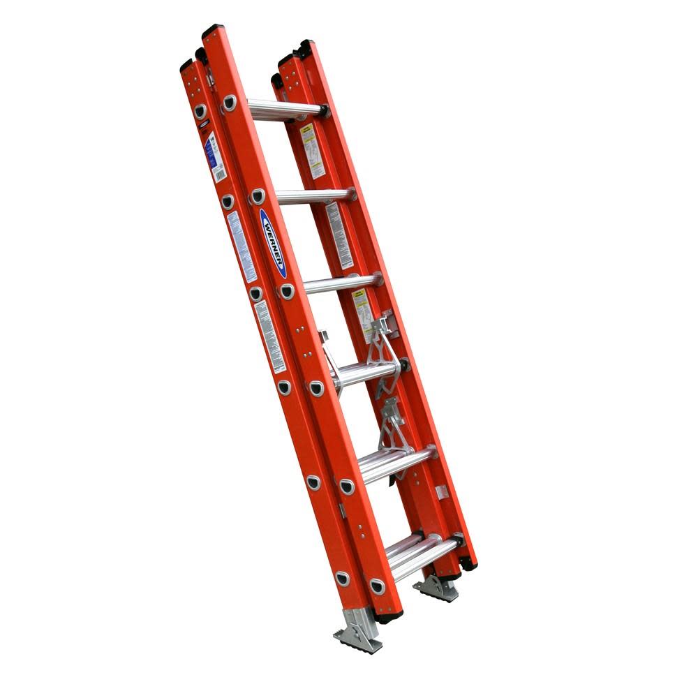 16 Ft. Type IA Fiberglass Compact Extension Ladder - Mycitystee