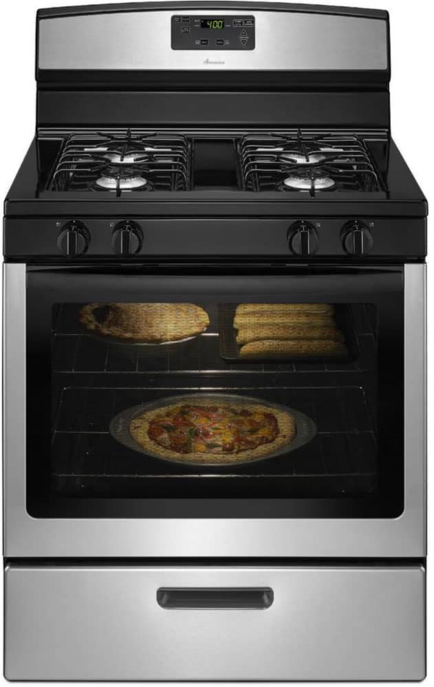 Amana 30 Stainless Steel Gas Range With Easy Touch Electronic Controls - Mycitystee
