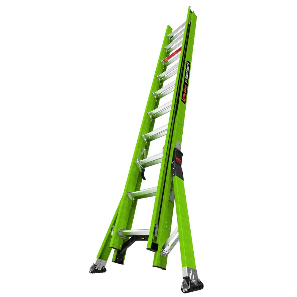 HyperLite SumoStance 20 ft Type IA Fiberglass Extension Ladder - Mycitystee