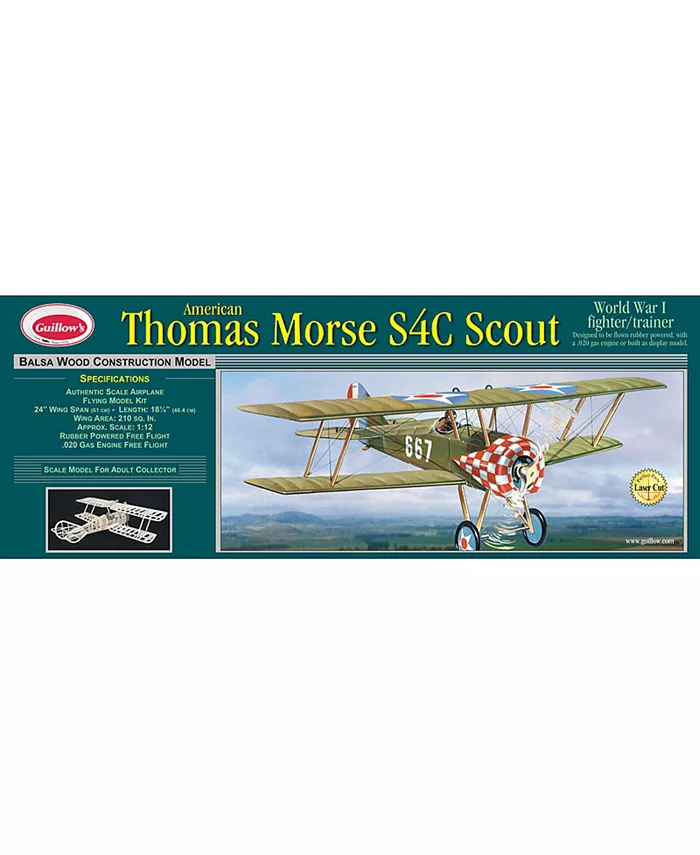 Guillow's Thomas Morse Scout Laser Cut Model Kit - Mycitystee