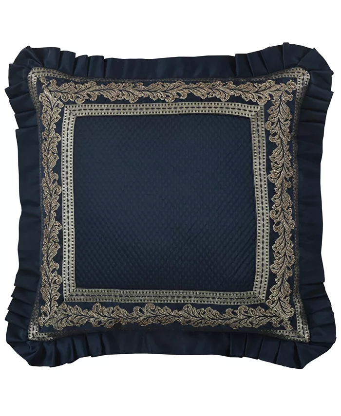 J Queen New York J Queen New York Square Embellished Decorative Throw Pillow， 20