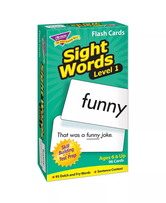 Trend Enterprises Sight Words Level 1 Skill Drill Flash Cards - Mycitystee