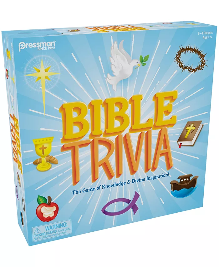 Pressman Toy Bible Trivia - the Game of Knowledge Divine Inspiration Set， 111 Piece - Mycitystee