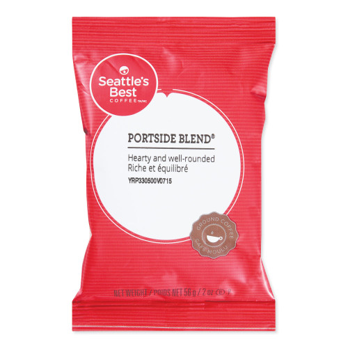 Seattle's Best Premeasured Coffee Packs， Portside Blend， 2 oz Packet， 18/Box (11008558) - Mycitystee