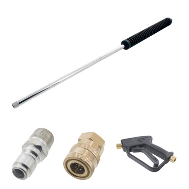 Deluxe 4000 PSI 7 GPM Pressure Washer Gun and 28in. Wand  Couplers - Mycitystee