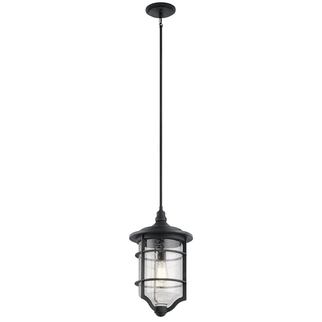 Kichler Lighting Royal Marine Collection 1-light Distressed Black Outdoor Pendant - Mycitystee