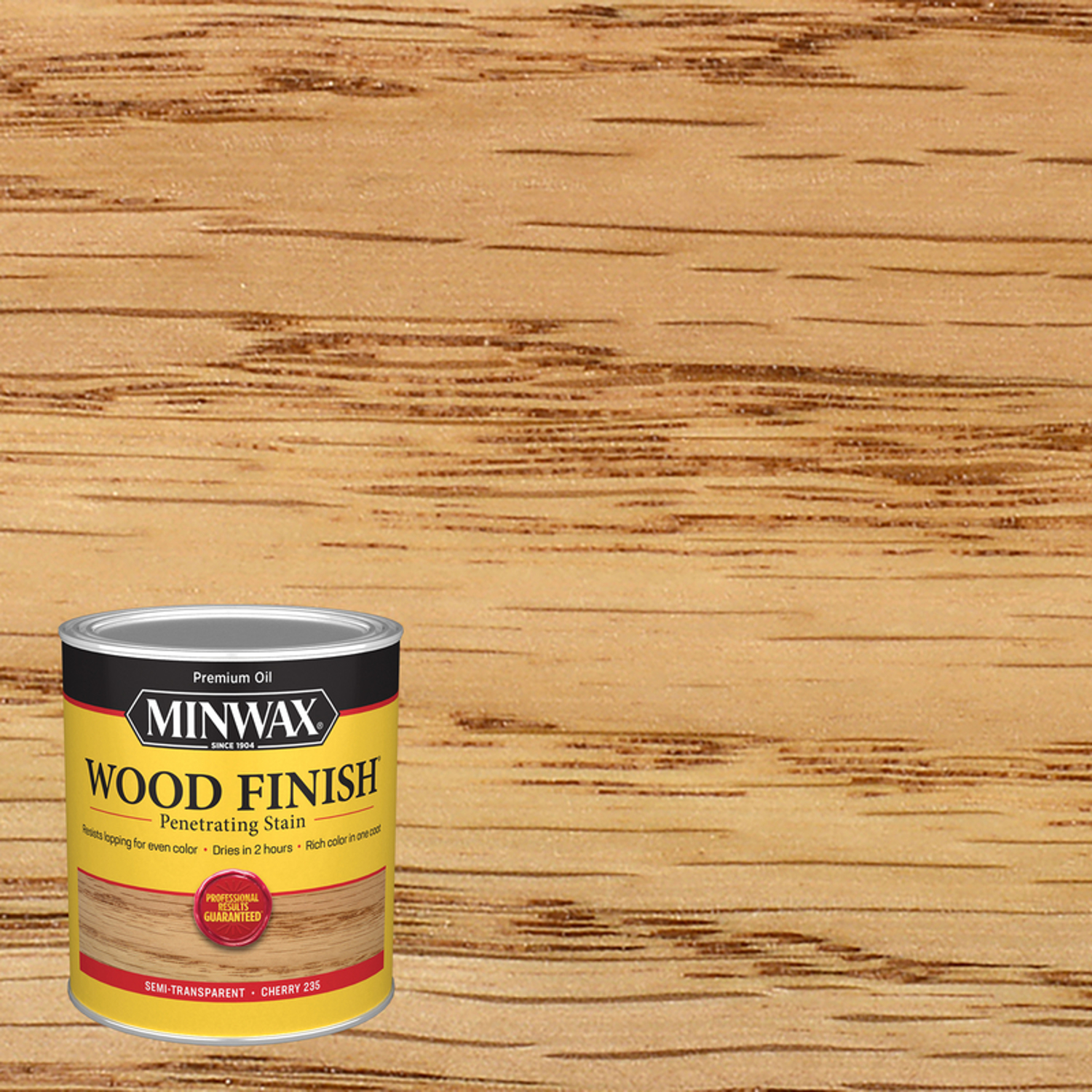 Minwax Wood Finish Semi-Transparent Cherry Oil-Based Penetrating Wood Stain 1 qt - Mycitystee