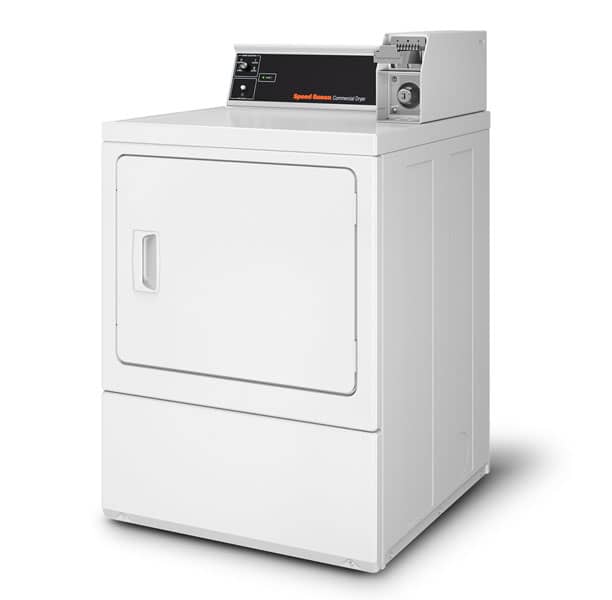 Speed Queen 7 Cu. Ft. White Rear Control Single Gas Dryer - Mycitystee