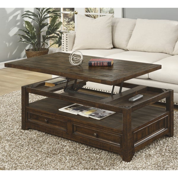 Carbon Loft Helcar Solid Wood Lift-Top Coffee Table - Mycitystee