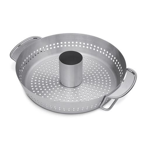 Weber 8838 Poultry Roaster Gourmet BBQ System Stainless Steel 15.9