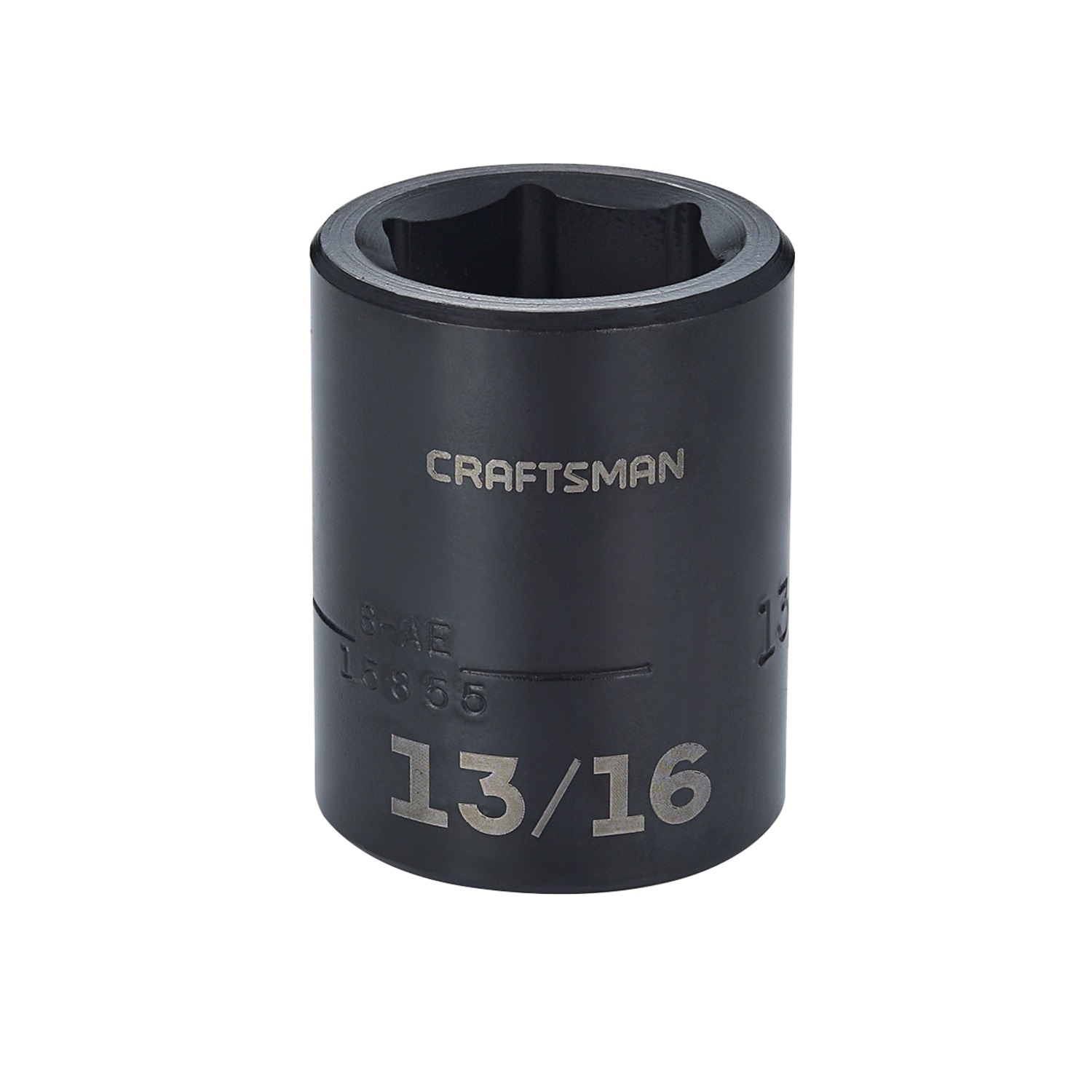 Craftsman 13/16 in. X 1/2 in. drive SAE 6 Point Shallow Shallow Socket 1 pc - Mycitystee