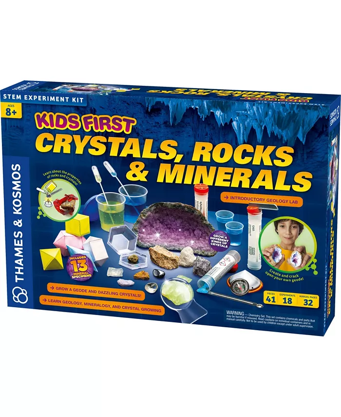 Thames Kosmos Kids First - Crystals， Rocks， and Minerals Kit - Mycitystee