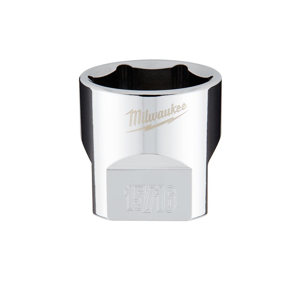 Milwaukee 3/8 in. Drive 15/16 in. SAE 6-Point Socket 45-34-9071 from Milwaukee - Mycitystee