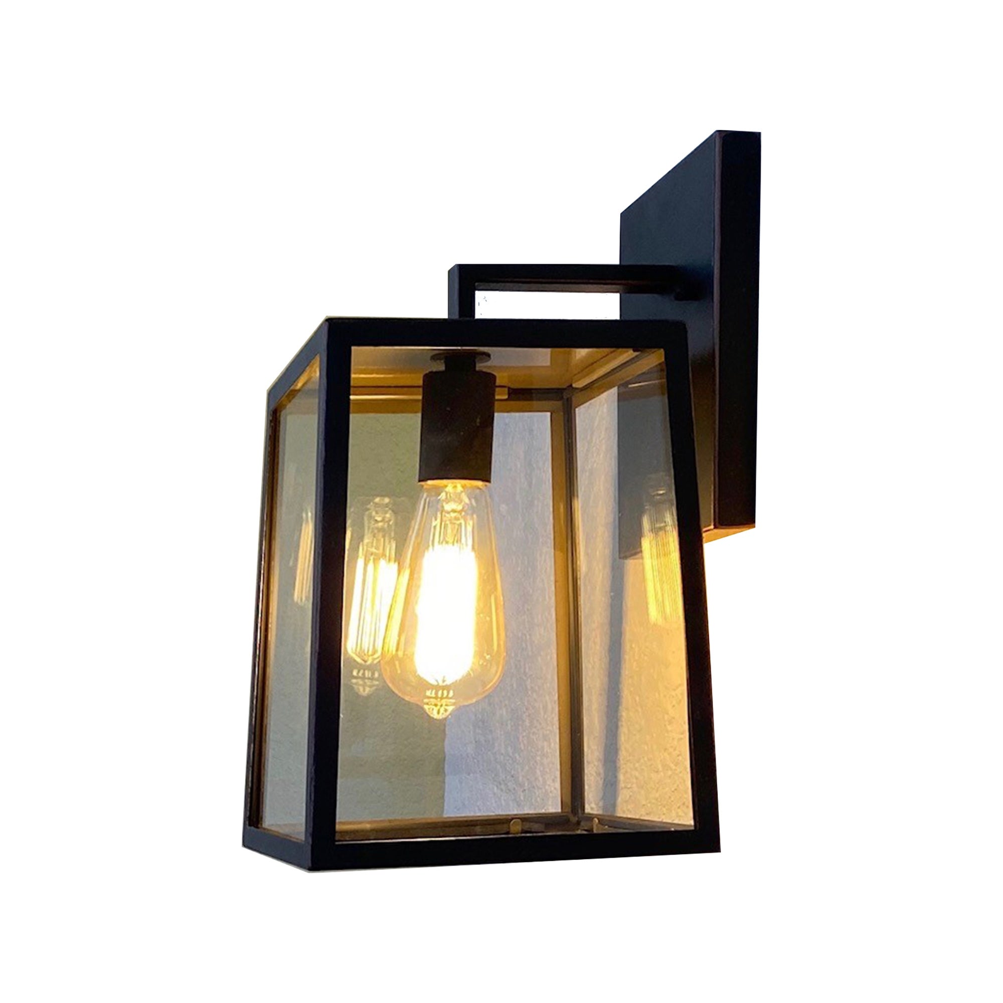 Trey 1 Light Outdoor Wall Mounted Lighting - 10W x 11L x 17H in. Shopping - The Best Deals on Outdoor Wall Lanterns | 33744940 - Mycitystee