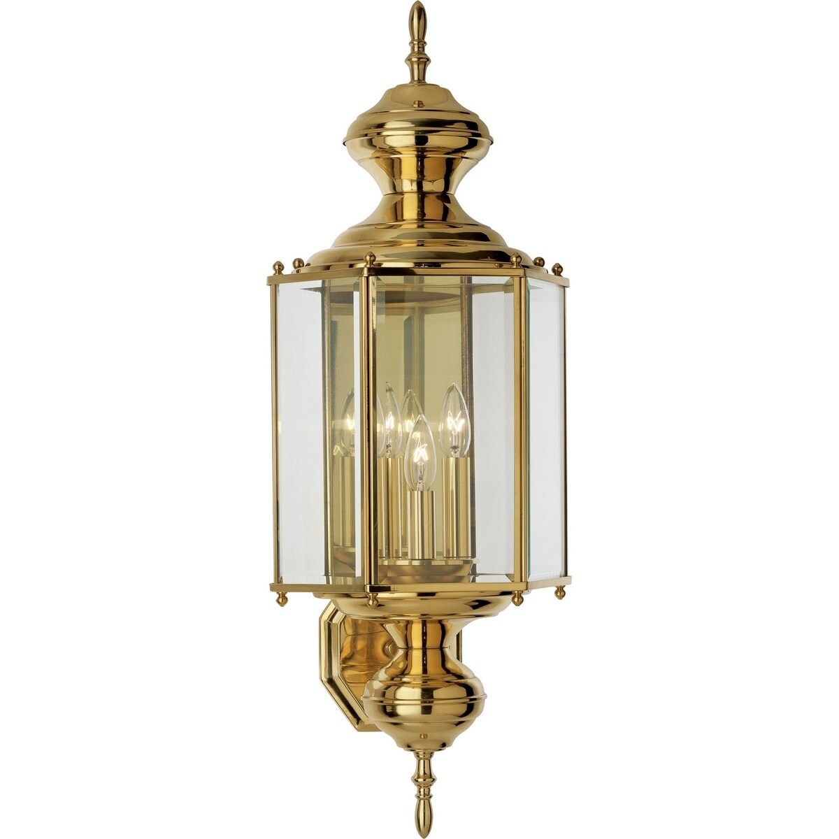 Progress Lighting  P5730-10 BrassGUARD Lantern Three Light Wall Lantern Shopping - The Best Deals on Outdoor Wall Lanterns | 19194829 - Mycitystee