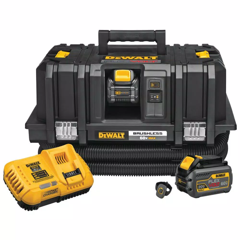 DEWALT FLEXVOLT 60-Volt MAX Cordless Dust Extractor Kit with (2) FLEXVOLT 6.0Ah Batteries and#8211; XDC Depot - Mycitystee