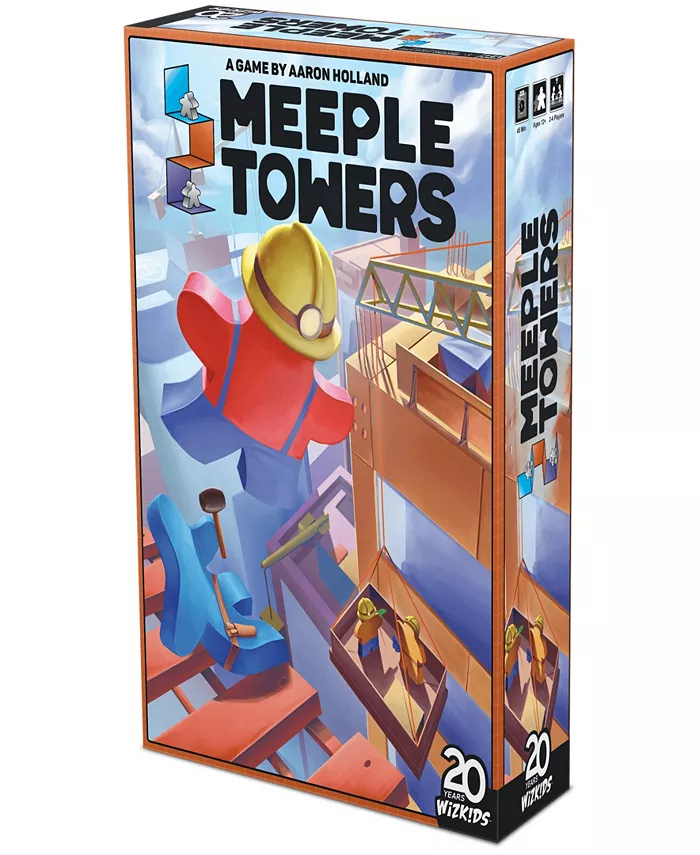 WizKids Games Meeple Towers Strategic Board Game - Mycitystee