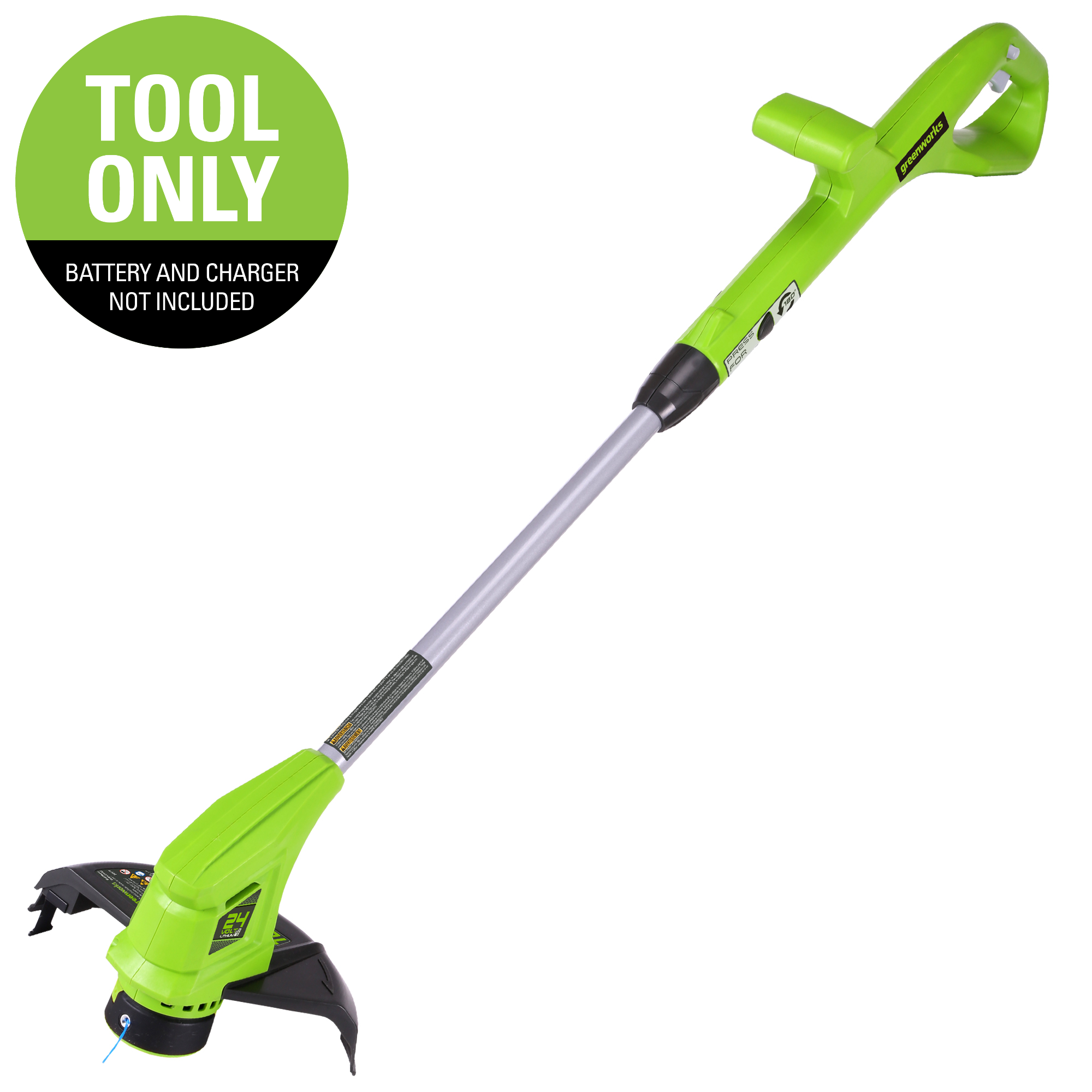 24V 10-Inch Cordless String Trimmer | Greenworks Tools - Mycitystee