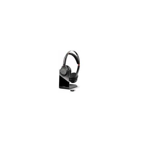 poly Voyager Focus UC Stereo Bluetooth Headset System with Active Noise Canceling (202652101) - Mycitystee