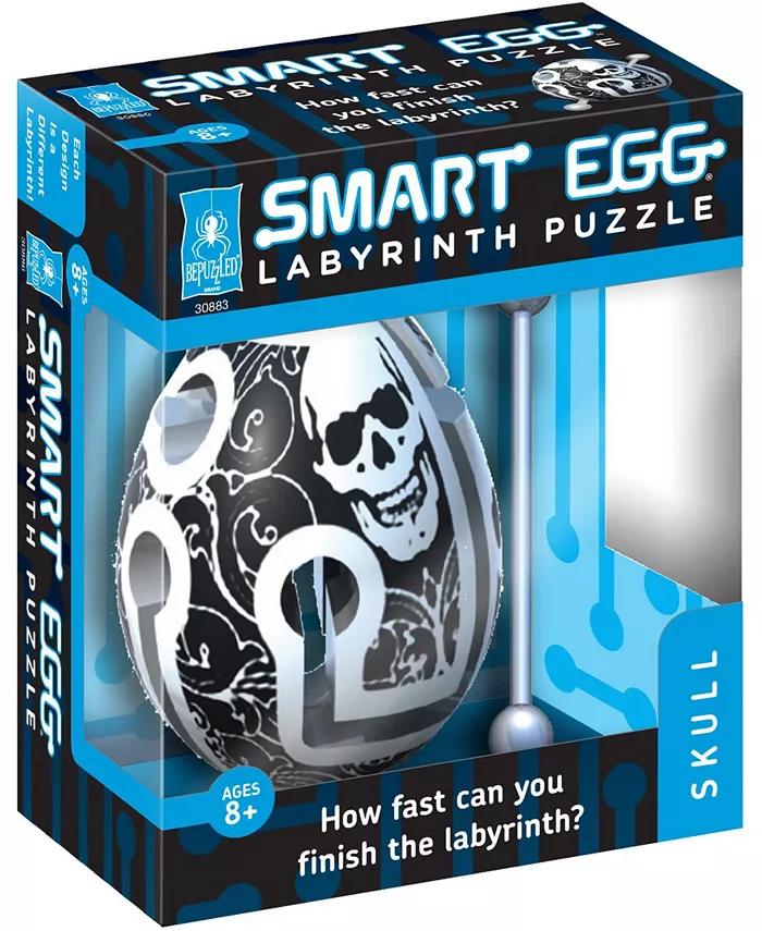 BePuzzled Smart Egg Labyrinth Puzzle - Skull - Mycitystee